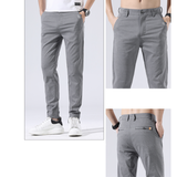 CHAOZHI#653    點點格紋修腳長褲 JJ