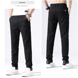 CHAOZHI#653    點點格紋修腳長褲 JJ