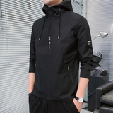 SHANGDU#JK-2089  簡約連帽風衣外套    JJ2