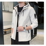 SHANGDU#JK-2089  簡約連帽風衣外套    JJ2