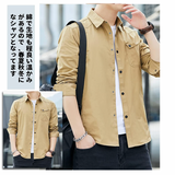 BINGESHI#307  單口袋長袖shirt  JJ2