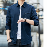 BINGESHI#307  單口袋長袖shirt  JJ2