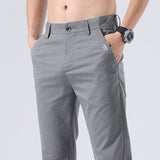 CHAOZHI#653    點點格紋修腳長褲 JJ