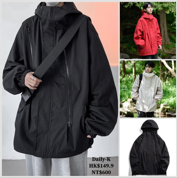 DSJD A141# JK8008  多拉鏈風衣外套  JJ