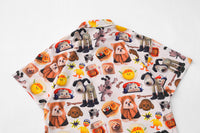 YIJIA #  5509   卡通狗圖案短袖shirt
