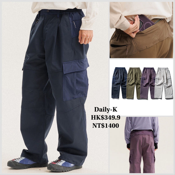 2025年 11月 1 日  XHP A150#LK2228  兩側撞色口袋工裝長褲