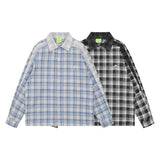 2025年 11月 1 日   YEREN  #  YR9285   撞色領格紋長袖shirt JJ