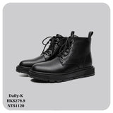 DSJD A258 # QL4513   簡約黑色皮靴 鞋