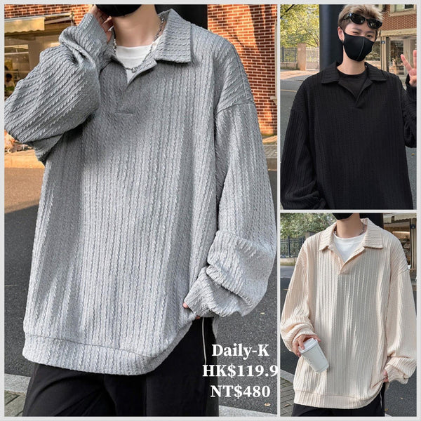 2025年 10月 1 日 DSJD A141 #WY5066  暗紋長袖Tee  JJ
