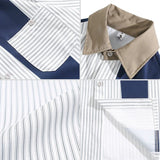 BT #   撞色領 間條短袖shirt JJ