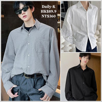 2025年 10月 1 日   DSJD A170#C233 暗紋長袖shirt JJ