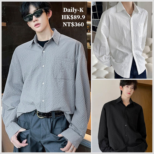 2025年 10月 1 日   DSJD A170#C233 暗紋長袖shirt JJ