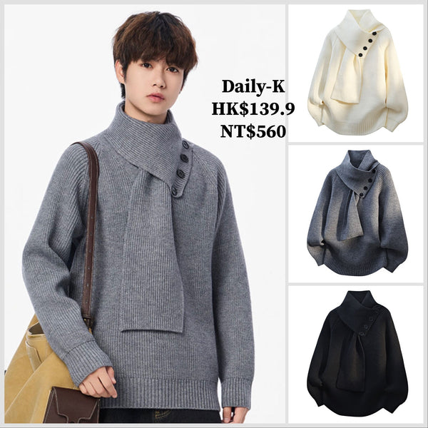 2025年 11月 1 日   WANG-E # WE25736   連頸巾冷衫毛衣 JJ2