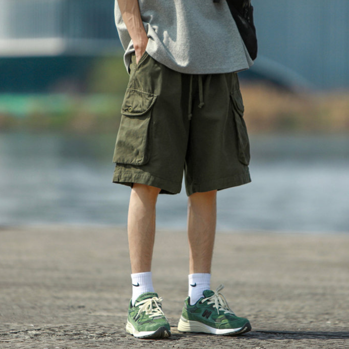 DSJD B371# HZ01 兩側口袋工裝短褲 – Daily-K Webstore