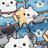 MAR 13# 3354     卡通貓圖案短袖shirt JJ