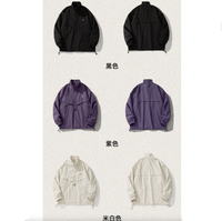 HANLU # K3664  立領半身zip-up 風衣外套  JJ