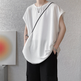 DSJD A059  # 7813   偏寬鬆暗紋背心 JJ2