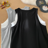 DSJD A341  # H961    假兩件背心 JJ