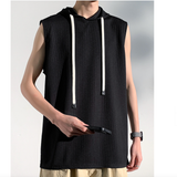 FJ- MENGTU #  MT-2424  暗紋連帽背心 JJ