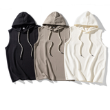 FJ- MENGTU #  MT-2424  暗紋連帽背心 JJ