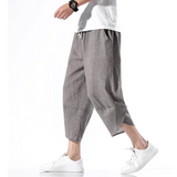 QTDX 788 # M75     棉麻7分褲