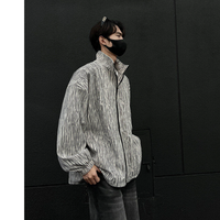 2024年12月 1日  DSJD A059  # JK10071   暗紋zip-up 外套  JJ2