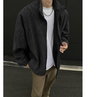 2024年12月 1日  DSJD A059  # JK10071   暗紋zip-up 外套  JJ2