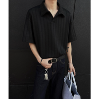 2025年 04月 1 日  DSJD A102# X7084  暗紋polo Tee JJ