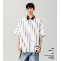 2025年 05月 1 日  DSJD B241#A2086   撞色領短袖shirt