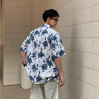 2025年 05月 1 日   DSJD A102 # X6050  花圖案短袖shirt