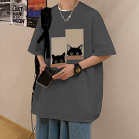 2025年 05月 1 日   DSJD D223A#T2565  貓仔圖案Tee