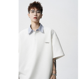 2025年 05月 1 日  DSJD A028# DT2503  假兩件POLO Tee   JJ