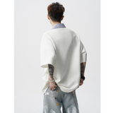 2025年 05月 1 日  DSJD A028# DT2503  假兩件POLO Tee   JJ