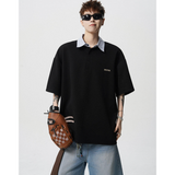 2025年 05月 1 日  DSJD A028# DT2503  假兩件POLO Tee   JJ