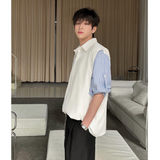 2025年 06月 1 日    DSJD B319 #CS008    撞色袖 短袖shirt  JJ
