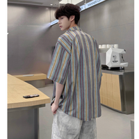 2025年 08月 1 日   DSJD B241 #A2072      間條紋短袖shirt JJ