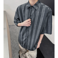 2025年 08月 1 日   DSJD B241 #A2072      間條紋短袖shirt JJ