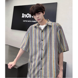 2025年 08月 1 日   DSJD B241 #A2072      間條紋短袖shirt JJ
