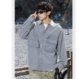 2025年 10月 1 日   XHP A128# 7091  雙口袋長袖shirt