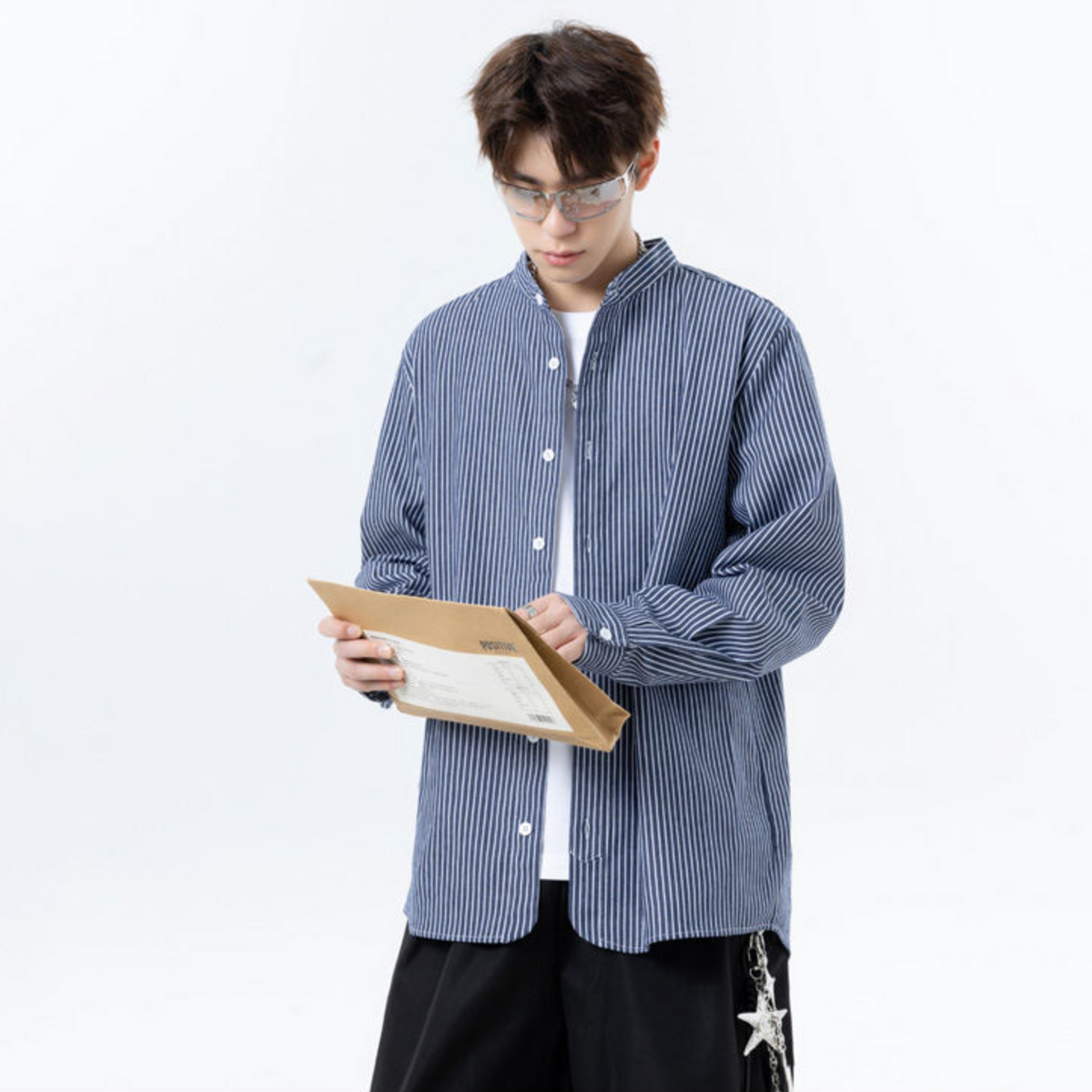 2025年 11月 1 日 DSJD A007 # C2270 立領間條shirt JJ – Daily-K Webstore