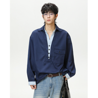 2025年 11月 1 日   DSJD A003 #HS2380    假兩件長袖shirt