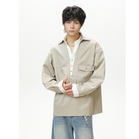 2025年 11月 1 日   DSJD A003 #HS2380    假兩件長袖shirt