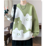 2025年 11月 1 日   GUOJI 20106 # 5624  貓貓圖案冷衫 JJ2