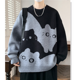 2025年 11月 1 日   GUOJI 20106 # 5624  貓貓圖案冷衫 JJ2