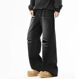 2025年 12月 1 日  SHENGSHANG#8029    膝頭破洞洗水牛仔褲