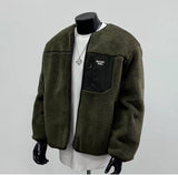 2025年 12月 1 日  XHP 27-1 #URMA47   撞色口袋羊羔毛外套