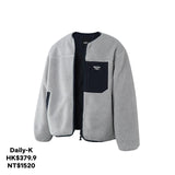 2025年 12月 1 日  XHP 27-1 #URMA47   撞色口袋羊羔毛外套