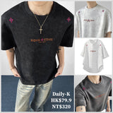 2026年 03月 1 日     DSJD A022 #  HT26342    刺繡圖案短袖Tee JJ
