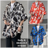 2026年 05月 1 日   DSJD D206-1 # CS526   花紋短袖shirt JJ2