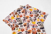 YIJIA #  5509   卡通狗圖案短袖shirt